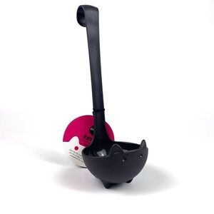 Ototo Katie Cat‎ Black Soup Ladle Halloween Gothic Purrfect For Soup